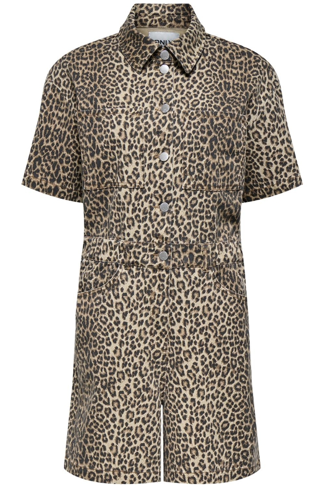 ONLNAOMI AOP PLAYSUIT CS OTW 15355994 TOASTED COCONUT/LEO